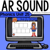 R Controlled Vowels AR Phonics Lessons Digital Unit 25 for