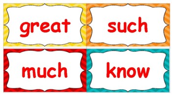 Phonics First Layer One Red Word Cards (word Wall) By Working The 