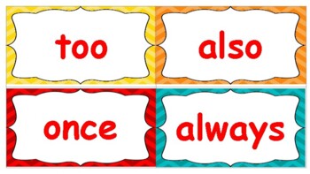 Phonics First Layer three Red Word Cards (Word Wall) by Working the ...