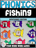 Phonics Fishing: Four Diphthong Word Work Centers