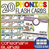 Phonics Flash Cards- Consonant Blends Patterns