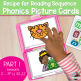 Phonics Flash Cards | Recipe for Reading Sequence | SET 1