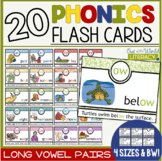Phonics Flash Cards- Long Vowel Pairs Patterns