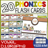 Phonics Flash Cards- Vowel Digraph Patterns