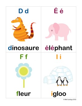 Phonics Flashcards (French) by Mme Santiago | Teachers Pay Teachers