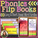 Phonics Flip Books {Long & Short Vowels} Distance Learning