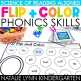 Phonics Flip and Color Literacy Centers Science of Reading