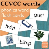 Phonics Flips - CCVCC Flash Cards