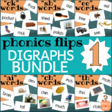 Phonics Flips Flash Cards - Digraphs Bundle 1