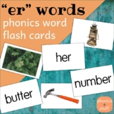 Phonics Flips - "er" Flash Cards