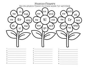 Phonics Flowers by Teaching 2nd Grade | Teachers Pay Teachers