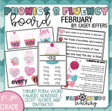 Phonics & Fluency Board -February Sight Word Practice