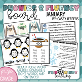 Phonics & Fluency Board -January Sight Word Practice