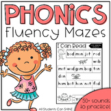 Phonics Fluency Mazes