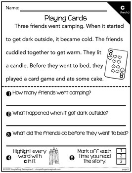 hard and soft c and g worksheets phonics fluency passages