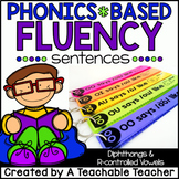Phonics Fluency Sentences - Diphthongs & R-Controlled Vowels