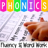 Preview of Phonics Fluency and Word Work