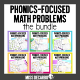 Phonics Focused Math Word Problems BUNDLE
