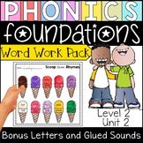 Phonics Foundations Level 2 Unit 2 Word Work Packet
