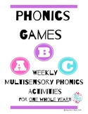 Phonics Games - One Year of MultiSensory Phonics Activities