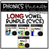 cvce: Long Vowels Phonics Friends BUNDLE