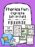 Phonics Fun: Digraphs {ch and sh} FREEBIE