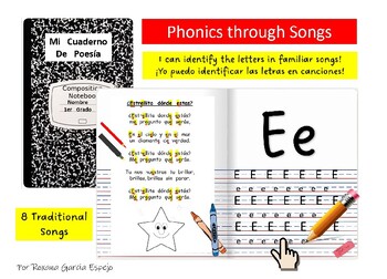 Preview of FREEBIE - Phonics through Songs (Bilingual Resource)