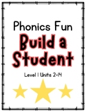 Phonics Fun - Level 1 - Build A Student - Center (Hangman)