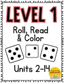 Phonics Fun - Level 1 - Roll, Read, and Color