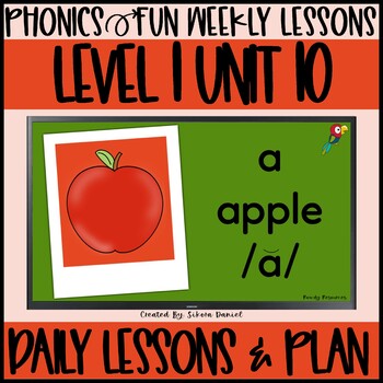 Preview of Phonics Fun Level 1 Unit 10 | 3 Weeks | Daily Lessons