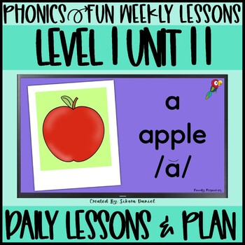 Preview of Phonics Fun Level 1 Unit 11 | 3 Weeks | Daily Lessons