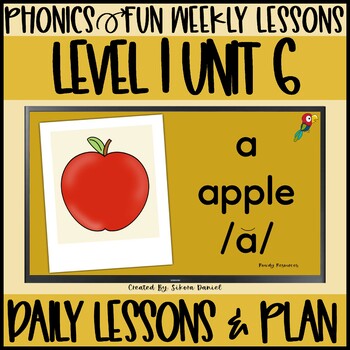 Preview of Phonics Fun Level 1 Unit 6 | 3 Weeks | Daily Lessons