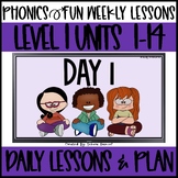 Phonics Fun Level 1 Units 1-14 |  Complete Bundle