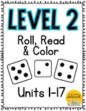 Phonics Fun - Level 2 - Roll, Read, and Color