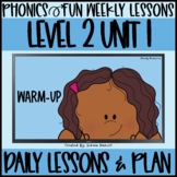 Phonics Fun Level 2 Unit 1 | 2 Weeks | Daily Lessons