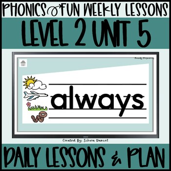 Preview of Phonics Fun Level 2 Unit 5 | 2 Weeks | Daily Lessons