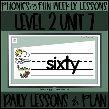 Preview of Phonics Fun Level 2 Unit 7 | 3 Weeks | Daily Lessons