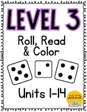 Phonics Fun - Level 3 - Roll, Read, and Color