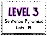 Phonics Fun - Level 3 - Sentence Pyramids