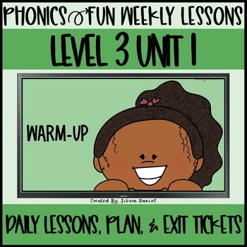 Preview of Phonics Fun Level 3 Unit 1 | 2 Weeks | Daily Lessons