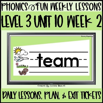 Preview of Phonics Fun Level 3 | Unit 10 Week 2 | Daily Lessons