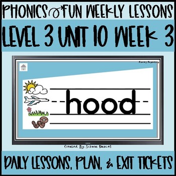 Preview of Phonics Fun Level 3 | Unit 10 Week 3 | Daily Lessons