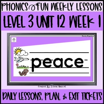 Preview of Phonics Fun Level 3 | Unit 12 Week 1 | Daily Lessons
