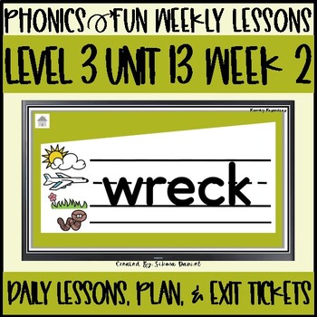 Preview of Phonics Fun Level 3 | Unit 13 Week 2 | Daily Lessons