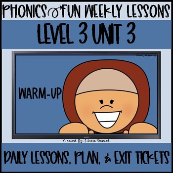 Preview of Phonics Fun Level 3 Unit 3 | 1 Week | Daily Lessons