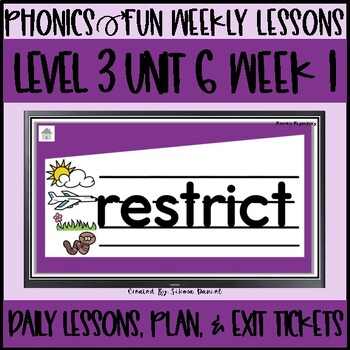 Preview of Phonics Fun Level 3 | Unit 6 Week 1 | Daily Lessons