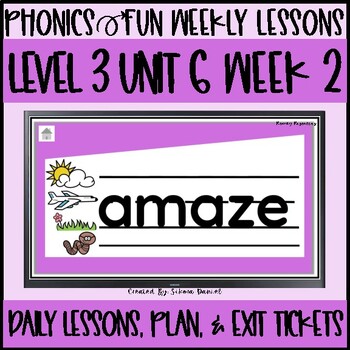 Preview of Phonics Fun Level 3 | Unit 6 Week 2 | Daily Lessons