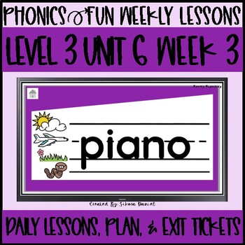 Preview of Phonics Fun Level 3 | Unit 6 Week 3 | Daily Lessons