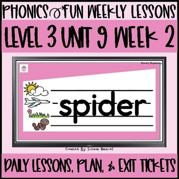 Preview of Phonics Fun Level 3 | Unit 9 Week 2 | Daily Lessons