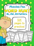 Phonics Fun Word Hunt Pack - AL, AW, AU Pattern